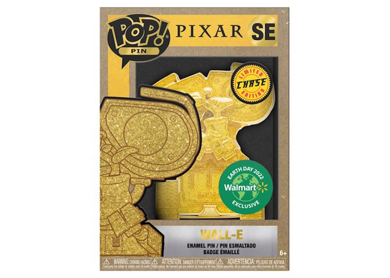 Funko Pop! Pin Pixar Wall-E 2022 Walmart Earth Day Chase Exclusive SE