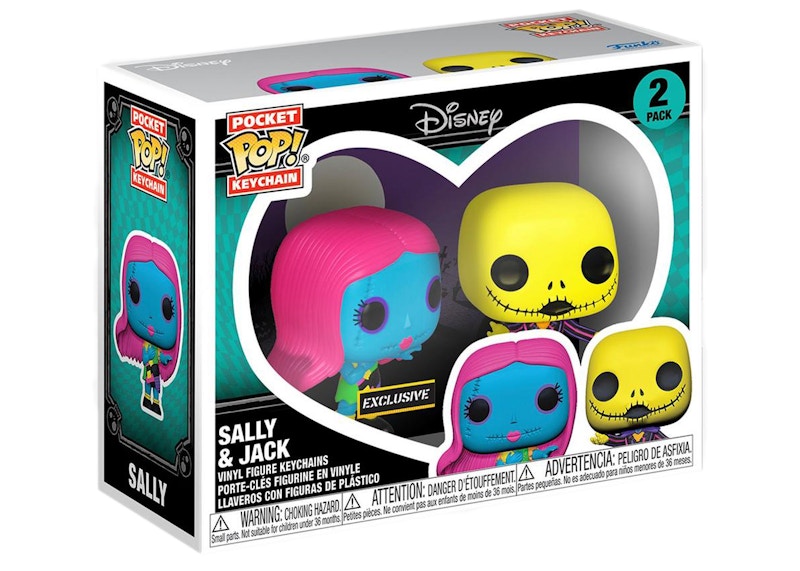 Funko Pop! Pocket Keychain Disney Sally & Jack Hot Topic Exclusive 2-Pack
