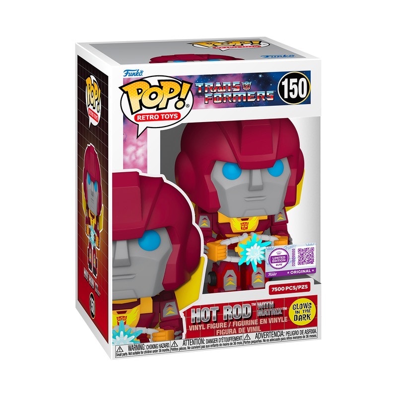 Funko Pop! Retro Toys Hot Rod with Matrix (Glow) Limited Edition Figure #150