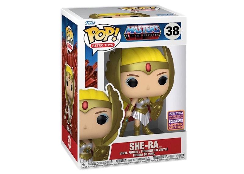 Funko Pop! Retro Toys Masters Of The Universe She-Ra (Edition of 3000) 2022 Wondrous Con Exclusive Figure #38