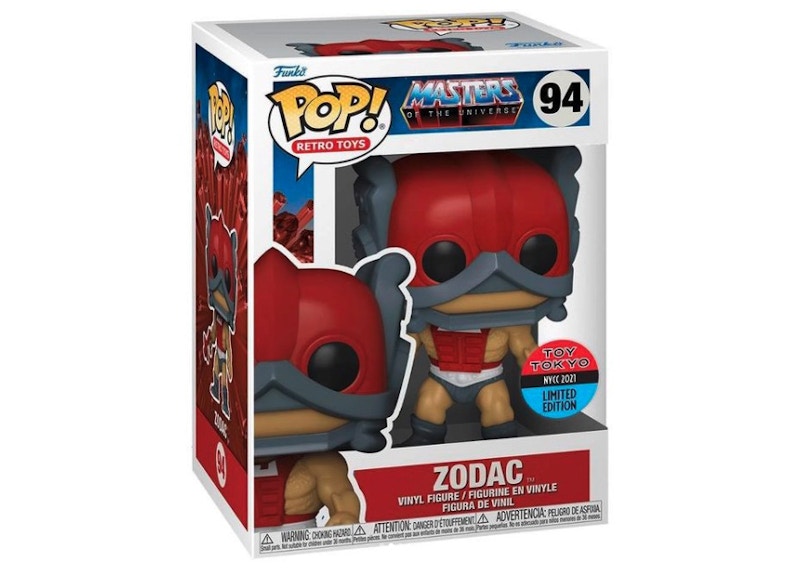 Funko Pop! Retro Toys Masters Of The Universe Zodac 2021 NYCC Toy Tokyo Exclusive Figure #94
