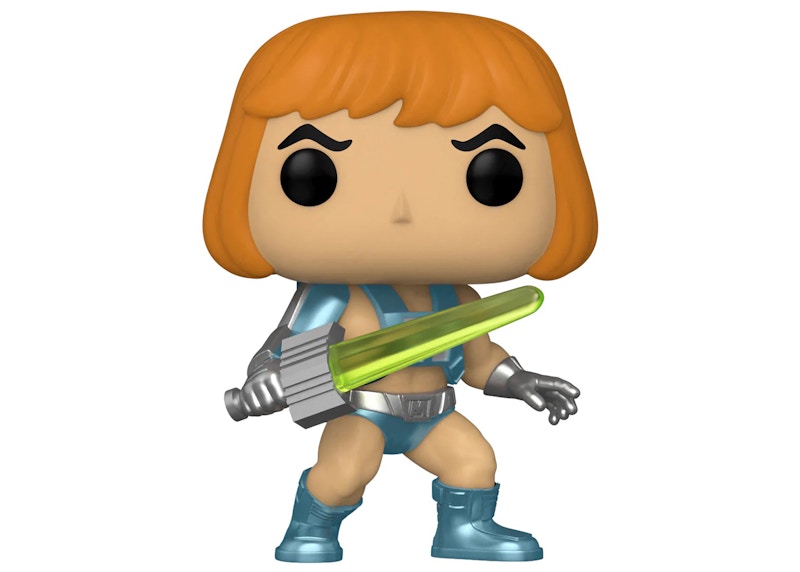 Funko Pop! Retro Toys Masters of the Universe He-Man Figure #106 & Power Rangers x Teenage Mutant Ninja Turtles Leonardo Figure #104 Toy Tokyo 2022 SDCC Exclusive Bundle