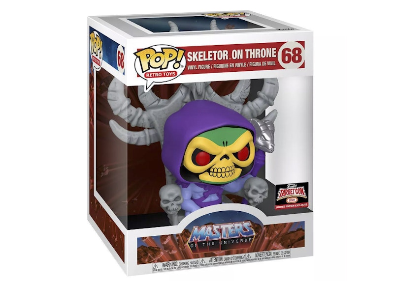 Funko Pop! Retro Toys Masters of the Universe Skeletor On Throne Target Con 2021 Exclusive (6 Inch) Figure #68