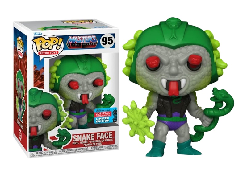 Funko Pop! Retro Toys Masters of the Universe Snake Face Fall Convention Figure #95