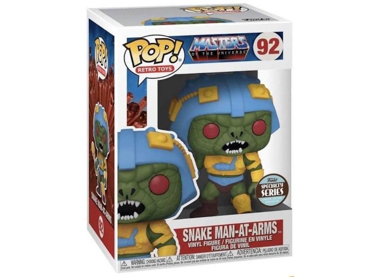 Funko Pop! Retro Toys Masters of the Universe Snake Man-At-Arms Specialty Series Figure #92