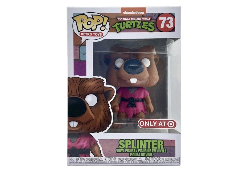 Funko Pop! Retro Toys Nickelodeon Mutant Ninja Turtles Splinter Target Exclusive Figure #73