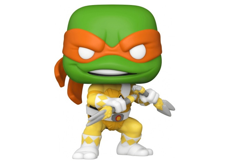 Funko Pop! Retro Toys Teenage Mutant Ninja Turtles x Power Rangers Mikey 2022 NYCC Exclusive Figure #111