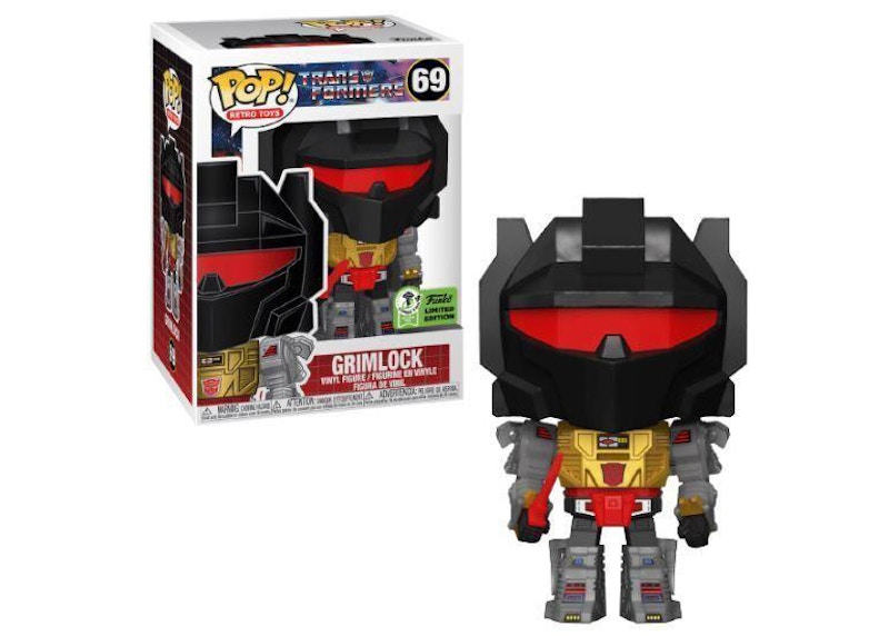 Funko Pop! Retro Toys Transformers Grimlock ECCC Exclusive Figure #69