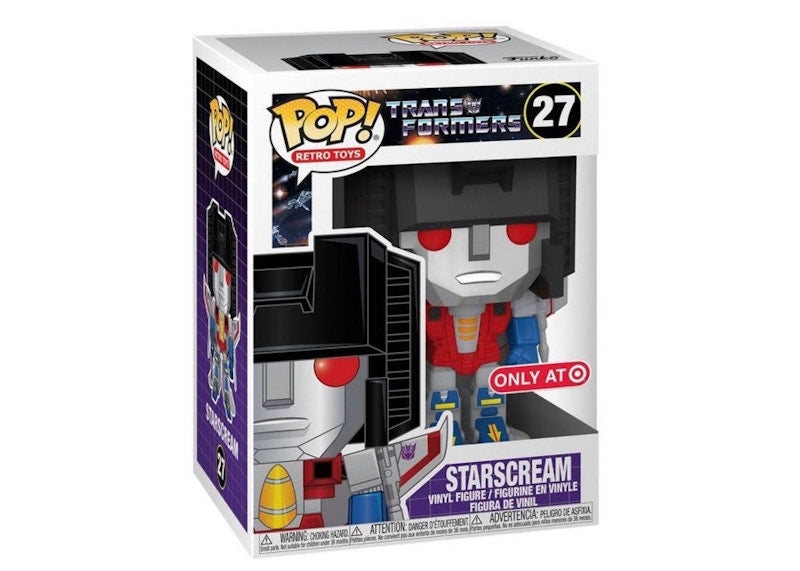 Funko Pop! Retro Toys Transformers Starscream Target Exclusive Figure #27