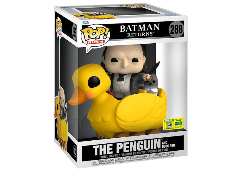 Funko Pop! Rides Batman Returns The Penguin and Duck Ride 2022 SDCC Exclusive Figure #288