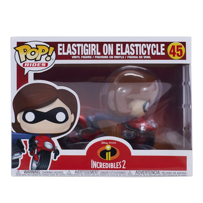 Funko Pop! Rides Disney Incredibles 2 Elastigirl on Elasticycle Figure #45