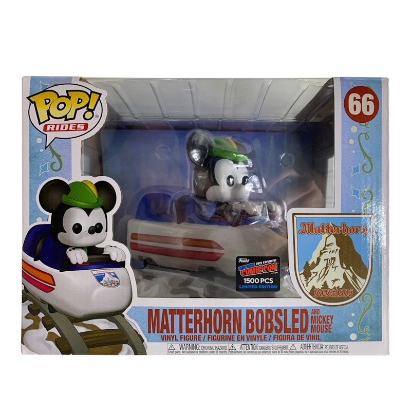 Funko Pop! Rides Disney Matterhorn Bobsled and Mickey Mouse NYCC Figure #66