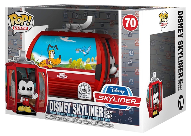 Funko Pop! Rides Disney Skyliner And Mickey Mouse Disney Parks Exclusive Figure #70