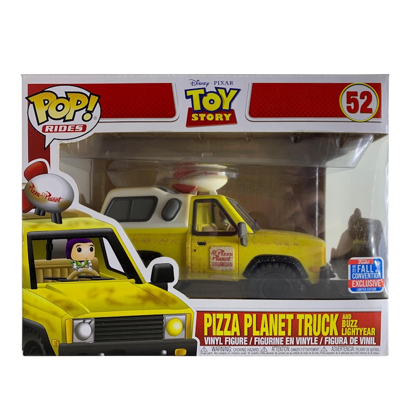 Funko Pop! Rides Disney Toy Story Pizza Planet Truck and Buzz Lightyear Fall Convention Exclusive Figure #52
