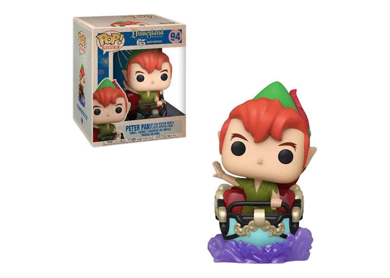 Funko Pop! Rides Disneyland Resort 65th Anniversary Peter Pan At The Peter Pan's Flight Attraction Figure #94