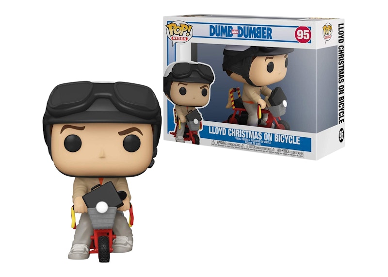 Funko Pop! Rides Dumb & Dumber Lloyd Christmas on Bicycle Figure #95