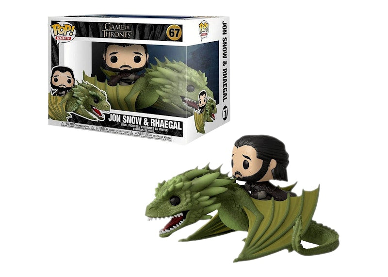 Funko Pop! Rides Game of Thrones Jon Snow & Rhaegal Figure #67