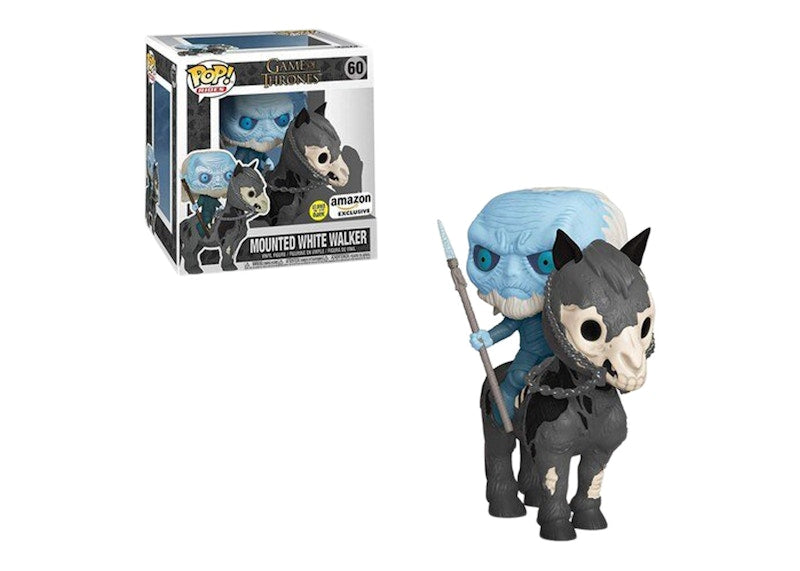 Funko Pop! Rides Game of Thrones Mounted White Walker (Glow) Amazon Exclusive Figure #60