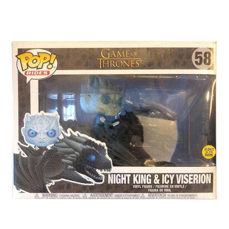 Funko Pop! Rides Game of Thrones Night King & Icy Viserion (Glow) Figure #58
