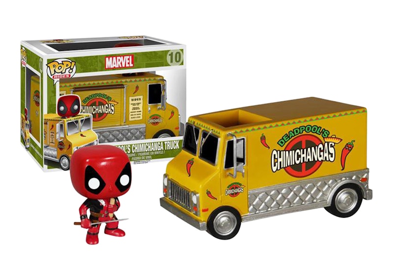 Funko Pop! Rides Marvel Deadpool's Chimichanga Truck Bobble-Head #10
