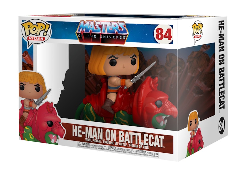 Funko Pop! Rides Masters of the Universe He-Man on Battle Cat Figure #84