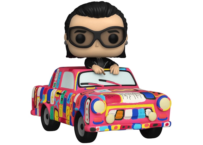 Funko Pop! Rides U2 Zoo TV Bono with Achtung Baby Car Figure #293