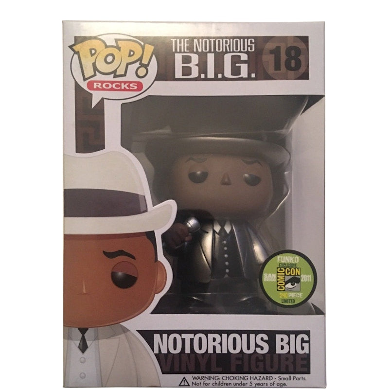 Funko Pop! Rock Notorious BIG (Metallic) SDCC Figure #18