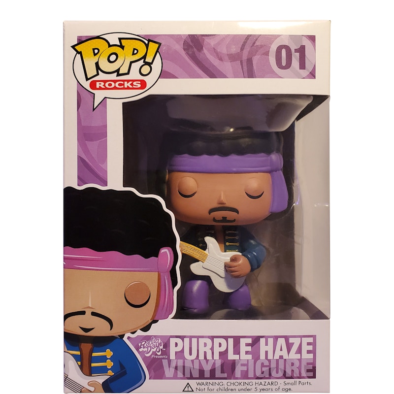 Funko Pop! Rock Purple Haze Metallic Chase Figure #01