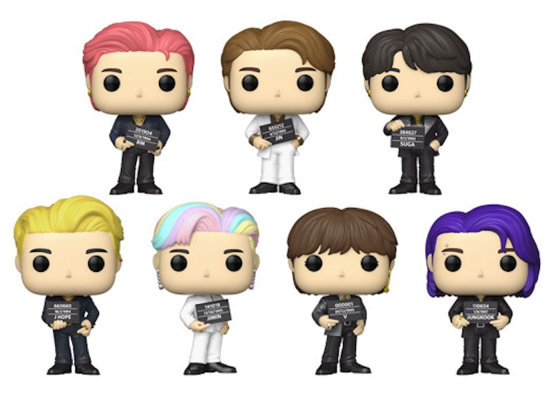 Funko Pop! Rocks BTS Butter Walmart Exclusive 7-Pack