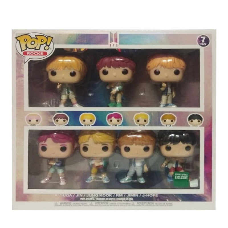 Funko Pop! Rocks BTS V / Suga / Jin / Junk Kook / RM / Jimin / J-Hope 7 Pack