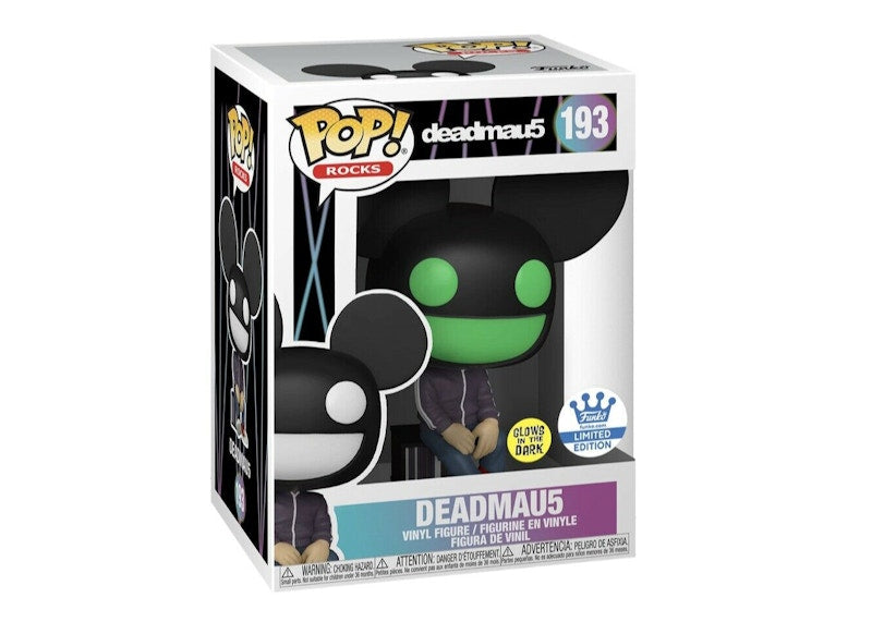Funko Pop! Rocks Deadmau5 (Glow) Funko Shop Exclusive Figure #193