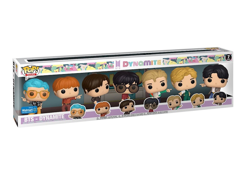 Funko Pop! Rocks Dynamite BTS Walmart Exclusive 7 Pack