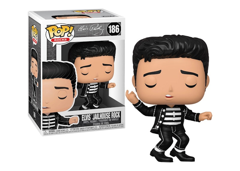 Funko Pop! Rocks Elvis Presley Elvis Jailhouse Rock Figure #186