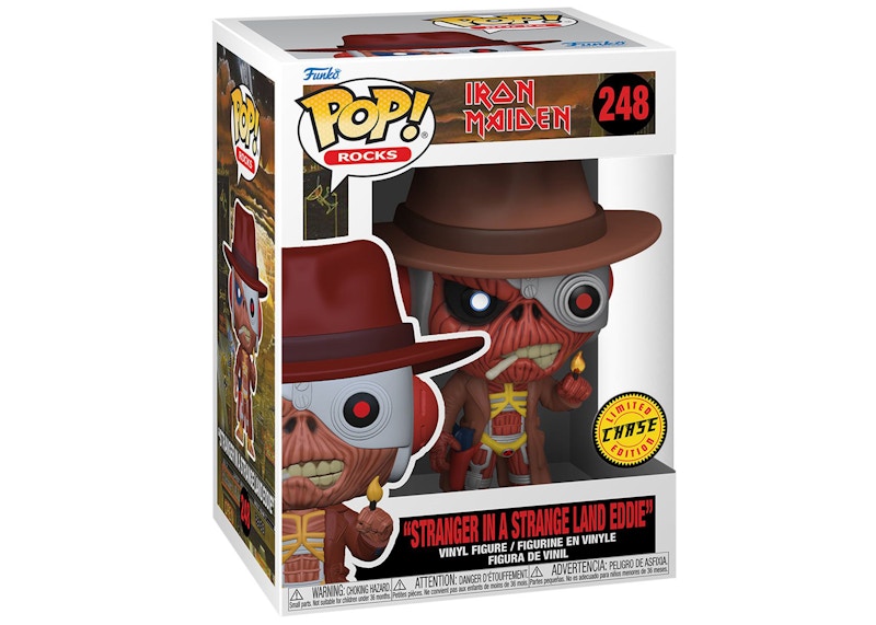 Funko Pop! Rocks Iron Maiden (Stranger In A Strange Land Eddie) Chase Exclusive Figure #248