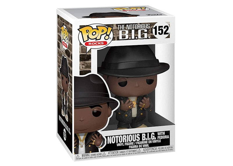 Funko Pop! Rocks The Notorious B.I.G with Fedora Figure #152
