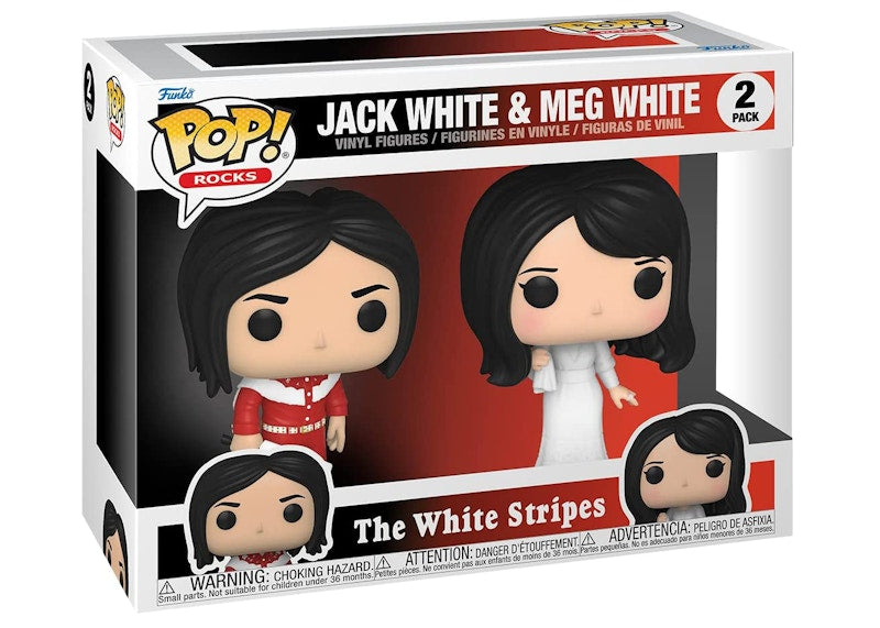 Funko Pop! Rocks The White Stripes Jack White & Meg White 2-Pack