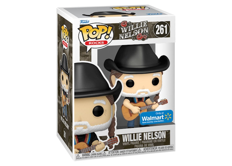 Funko Pop! Rocks Willie Nelson Walmart Exclusive Figure #261