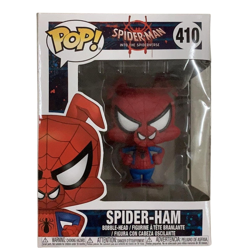 Funko Pop! Spider-Man into the Spider-Verse Spider-Ham Bobble-Head Figure #410
