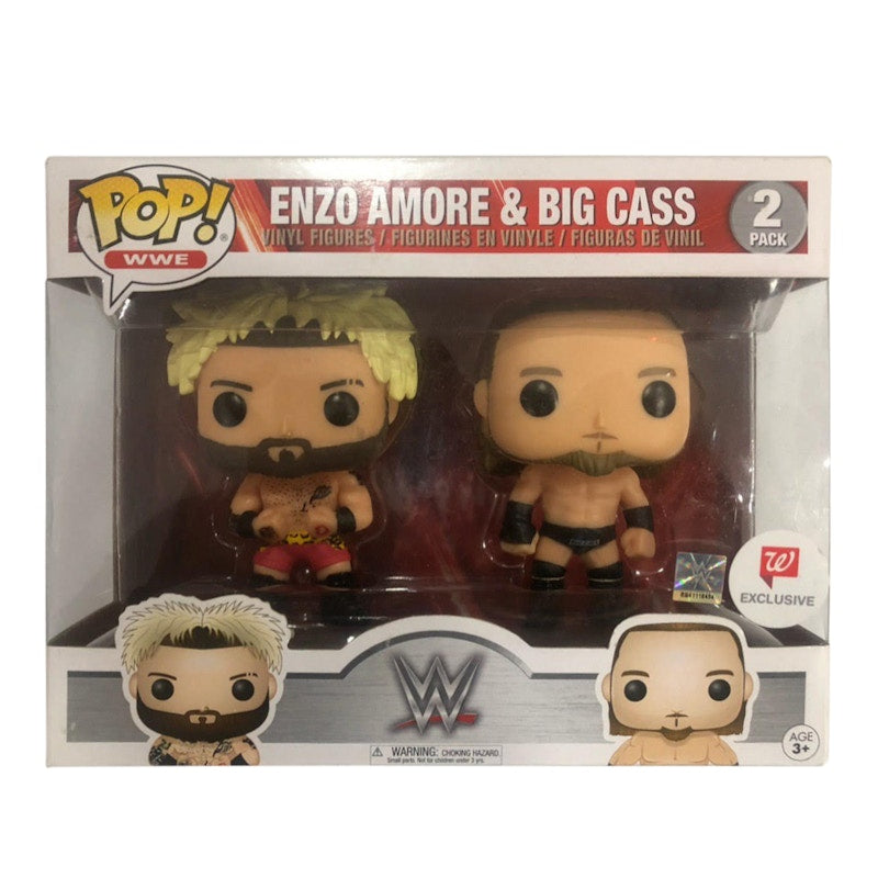 Funko Pop! Sports WWE Enzo Amore & Big Cass Walgreens Exclusive 2 Pack