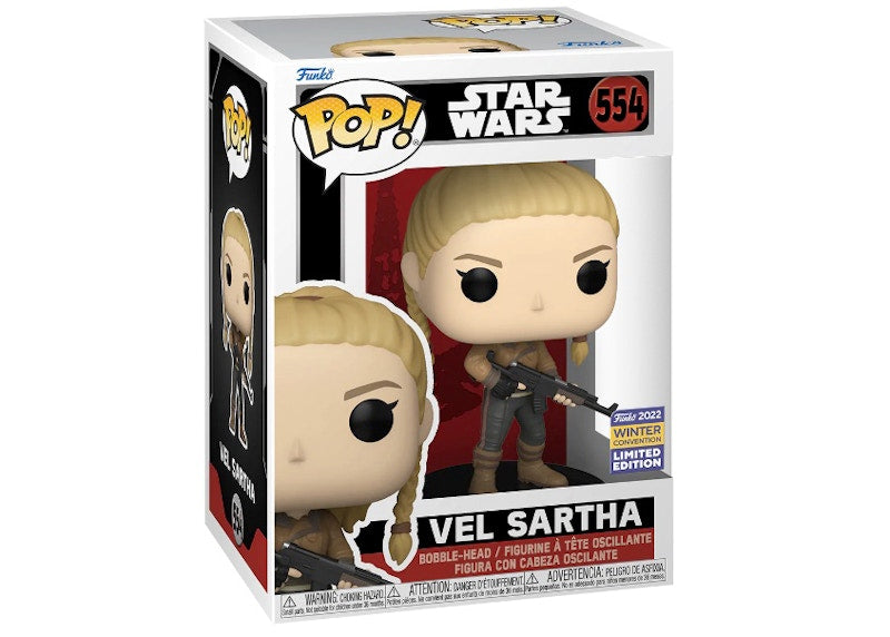 Funko Pop! Star Wars Andor Vel Sartha 2022 Winter Convention Exclusive Figure #554