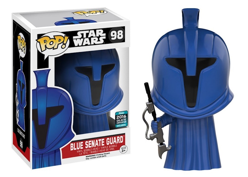 Funko Pop! Star Wars Blue Senate Guard 2016 Galactic Convention Exclusive Figure #98