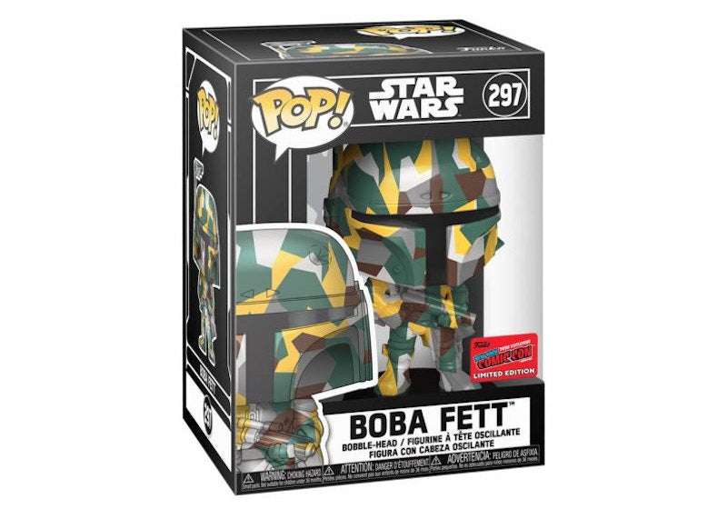 Funko Pop! Star Wars Boba Fett NYCC Exclusive LE 1000 Bobble-Head #297