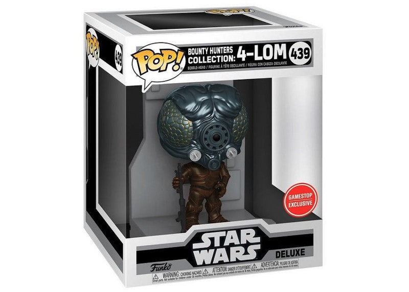 Funko Pop! Star Wars Bounty Hunters Collection: 4-LOM GameStop Exclusive Figure #439