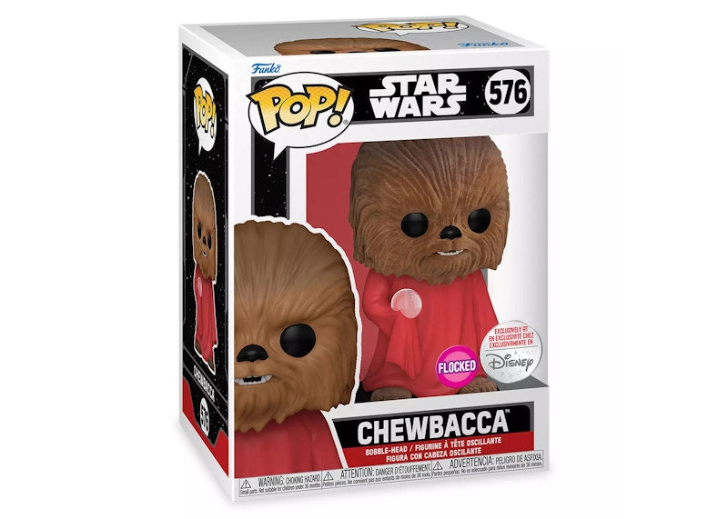 Funko Pop! Star Wars Chewbacca Flocked Disney Exclusive Figure #576