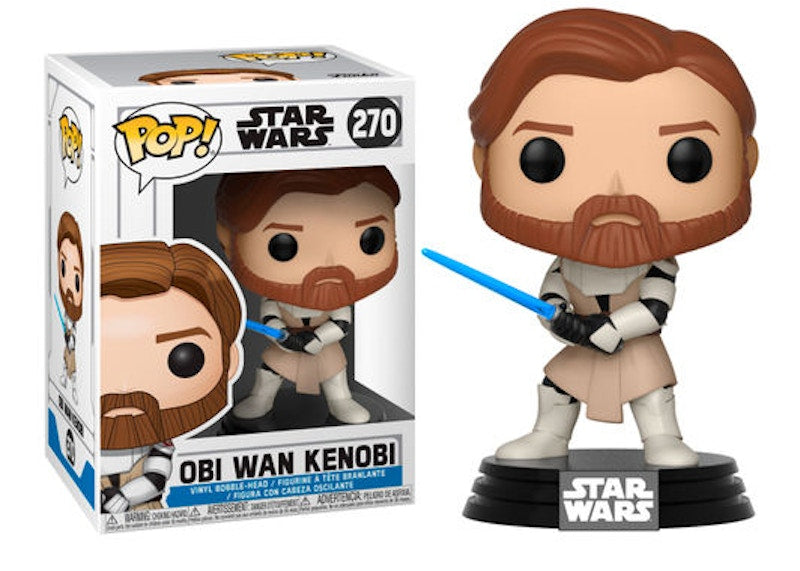Funko Pop! Star Wars Clone Wars OBI Wan Kenobi Figure #270