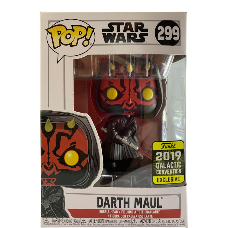 Funko Pop! Star Wars Darth Maul Galactic Convention Exclusive Bobble-Head Figure #299