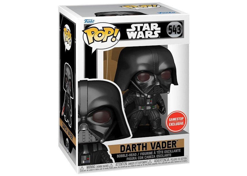 Funko Pop! Star Wars Darth Vader GameStop Exclusive Figure #543