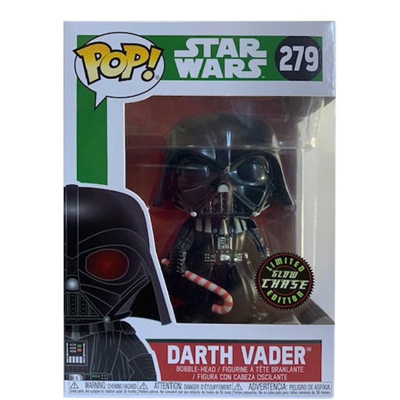 Funko Pop! Star Wars Darth Vader (Glow) (Chase) Bobble-Head Figure #279