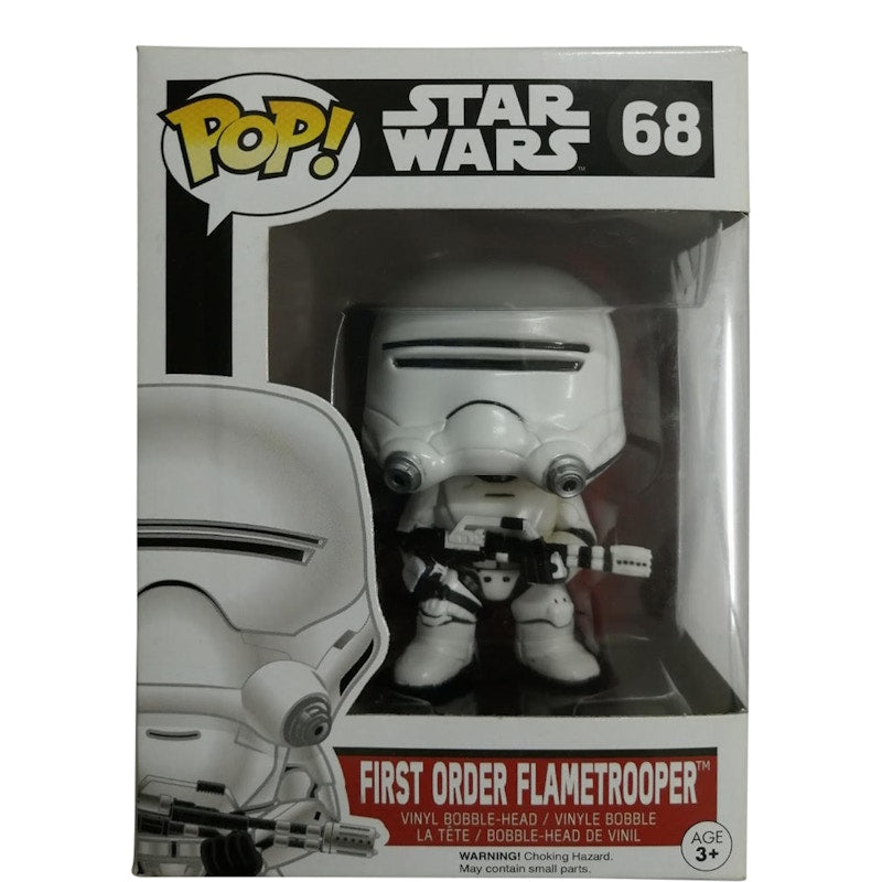 Funko Pop! Star Wars First Order Flametrooper Bobbe-Head Figure #68