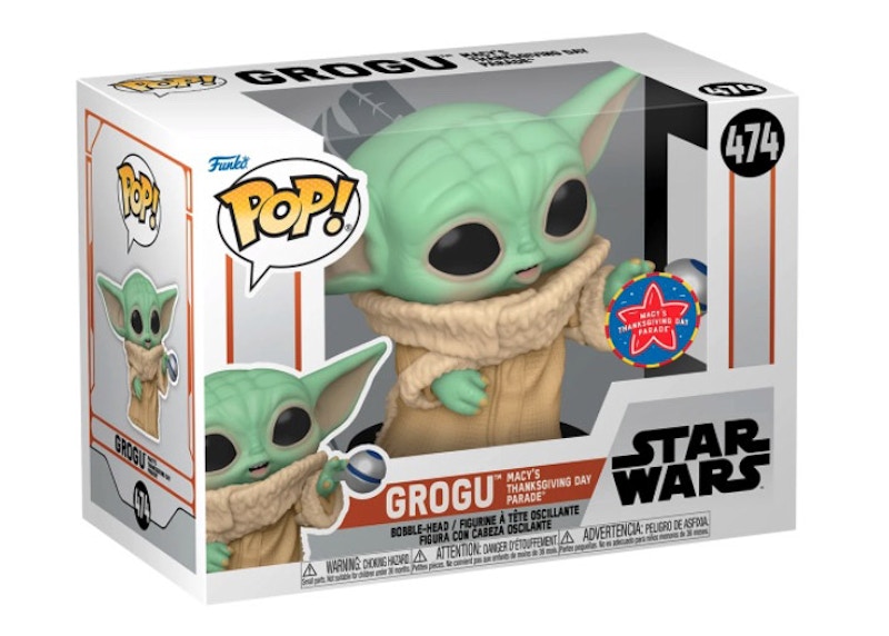 Funko Pop! Star Wars Grogu Macy's Thanksgiving Day Parade Exclusive Figure #474